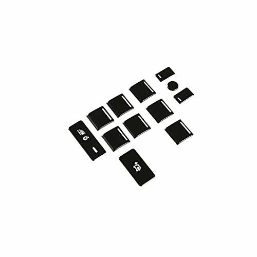 折りたたみiPhone レンジローバー用YIHEcar L 405 2013-2017黒鋼窓リフトパネルスイッチボタン装飾