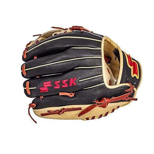 SSK Z 5 Craftsman Infield Baseball Glove -11.25”-11.5”-11.75”-12”-Right&Left Hand Throw (ブラック/キャメル/マルーン、11.5"-左投げ)｜newspring｜05