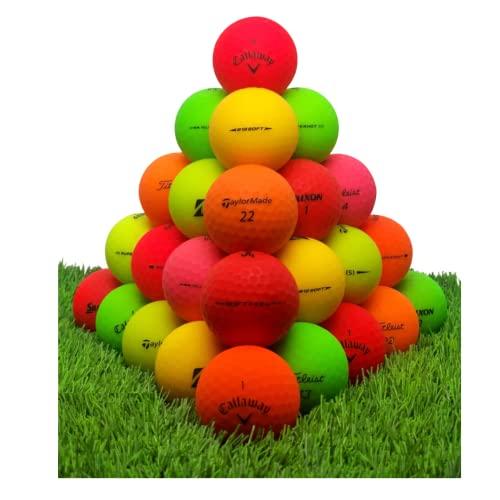 ゴルフボールモンキーチープマットゴルフボール男女素晴らしいブランド&モデル!Neon Bright Colored Golf Balls