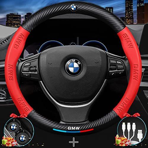 Bmw用カスタムフィット車ハンドルカバー レザーカーボンファイバーテクスチャ スポーツスタイル ステアリングホイールカバー ロゴ付き 滑り止めデザイン イ B09sfqmsjm ニュースプリングショップ 通販 Yahoo ショッピング
