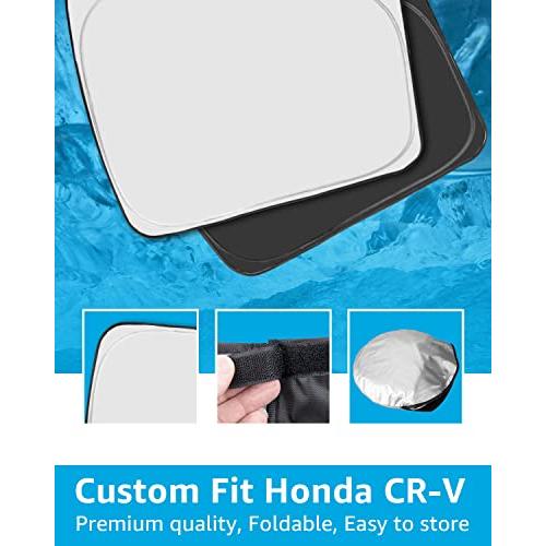 通販 サイト Windshield Sunshade Custom for Honda CRV 2022 2021 2020 2019 2018 2017 Reflective Heat Sun UV Protector Foldable Front Window Shadeアップグレード