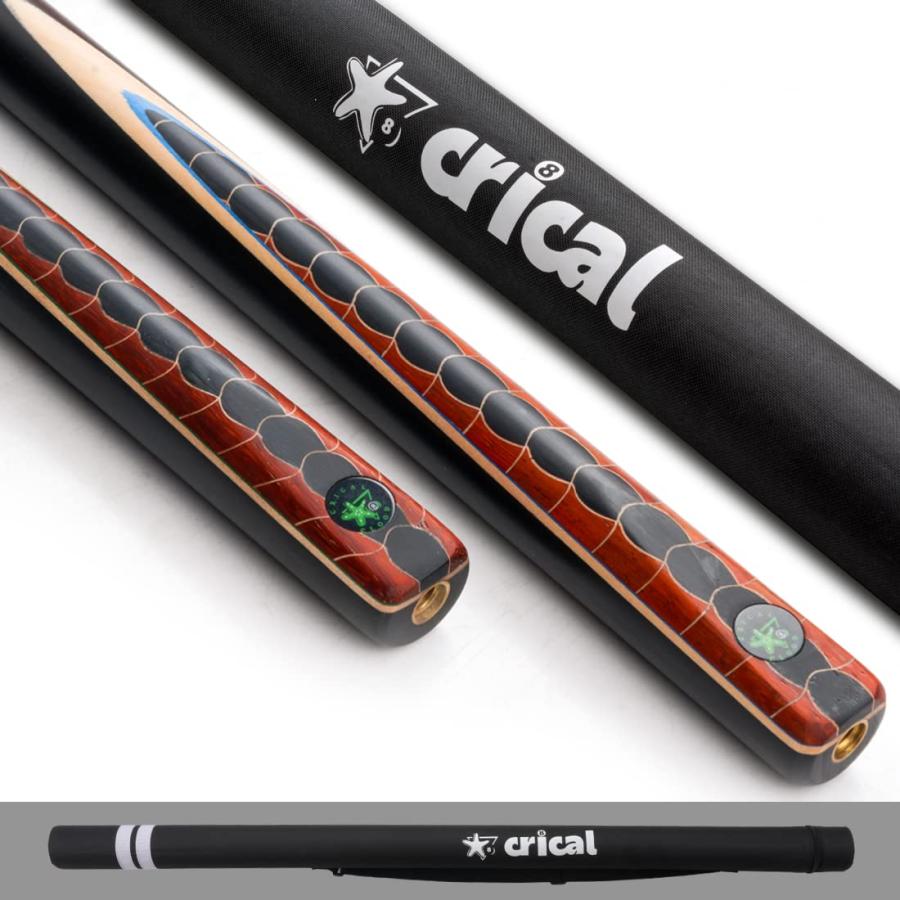 CRICAL3⁄4 Snooker Cues with 10-10.2mm Tip and Extension Cases