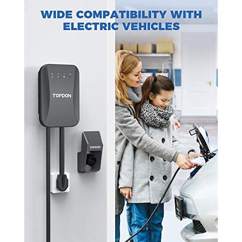 【値下げ・名盤】 トップドンレベル2 EV充電器、40 A家庭用電気自動車充電器、14-50プラグNEMA TYPE 4、ULリステッドエナジースター、WiFi付き電気自動車充電器、EVSE、Pulse 【TMF2552910542】(91549円)