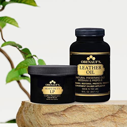 Obenauf's Leather Oil and Heavy Duty LP BundleLeather Conditioner w