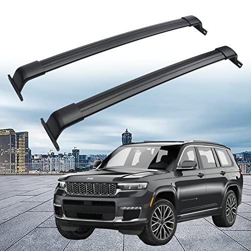 ジープ 「グランドチェロキーL 20212023」 対応ライコムルーフラッククロスバーレール、アルミ運搬用カヤック、カヌー、荷物運搬車