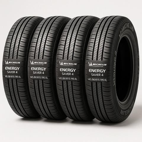 新品ミシュラン・ENERGY SAVER 4 エナジーセイバー 145/80R13 79S XL 