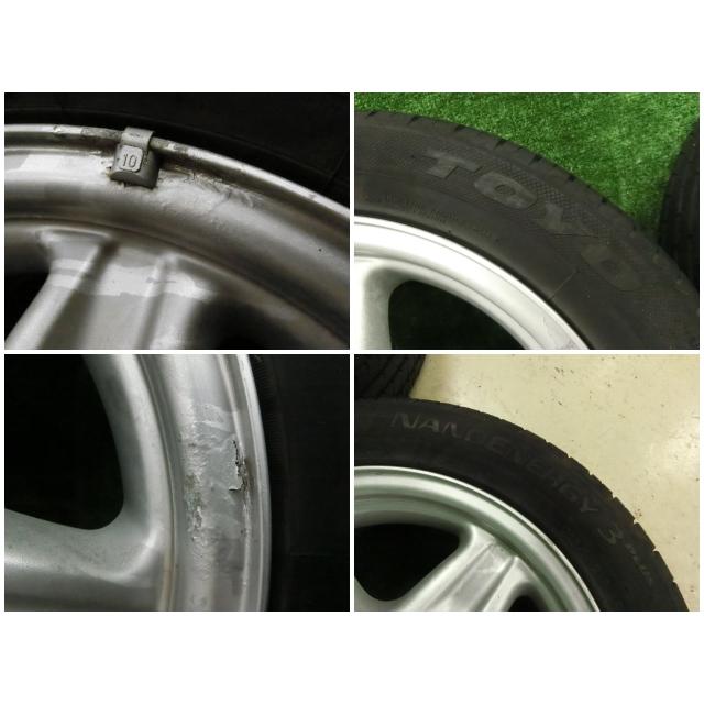 三菱 FTO GR・DE3A H7年式・純正アルミホイール・タイヤ・4本セット 