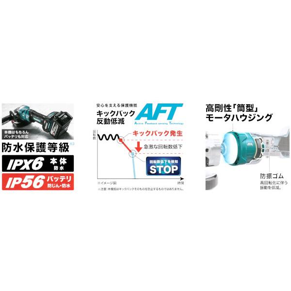 マキタ GA054GZ 充電式ディスクグラインダ 150mm[パドル マキタ GA054GZ 充電式ディスクグラインダ 150mm[パドル