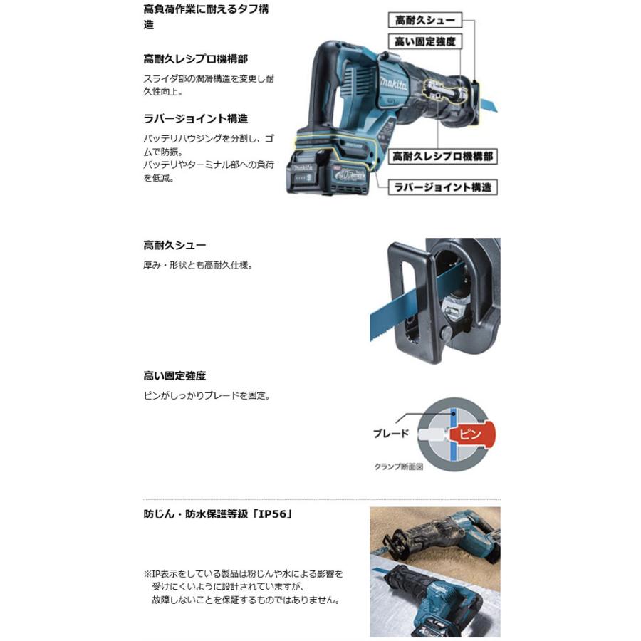 マキタ JR001GRDX 充電式レシプロソー 40Vmax 2.5Ah (電池2個 マキタ JR001GRDX 充電式レシプロソー 40Vmax 2.5Ah (電池2個