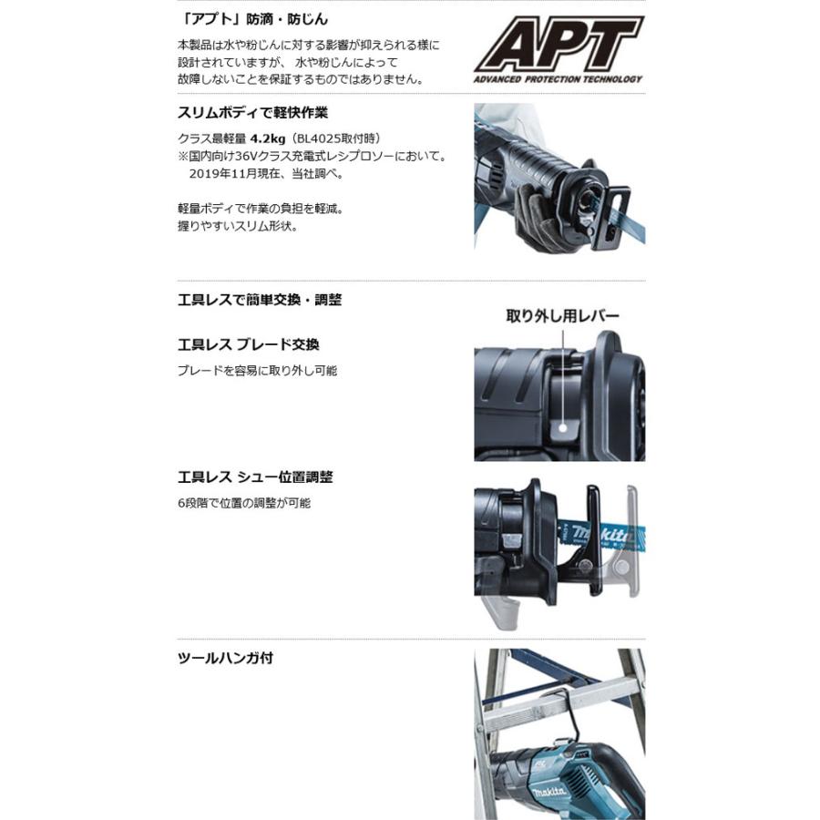 マキタ JR001GRDX 充電式レシプロソー 40Vmax 2.5Ah (電池2個 マキタ JR001GRDX 充電式レシプロソー 40Vmax 2.5Ah (電池2個
