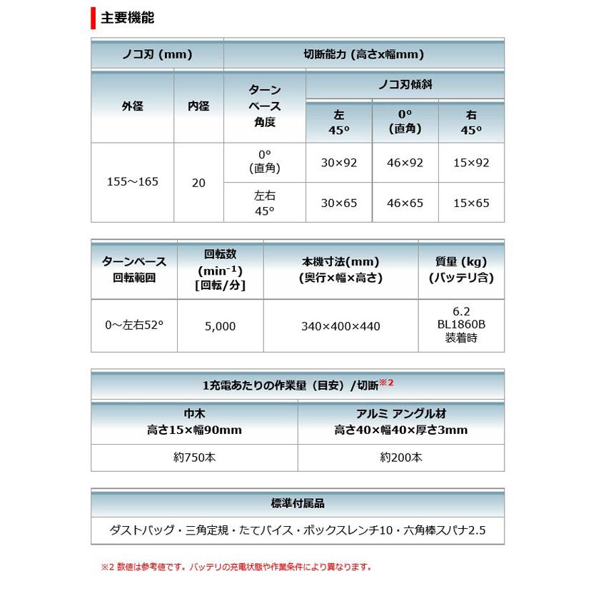 マキタ LS600DZ 充電式卓上マルノコ165mm 18V 本体のみ (電池 マキタ LS600DZ 充電式卓上マルノコ165mm 18V 本体のみ (電池
