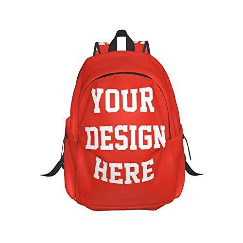 値引 Custom 17 Inch Three-dimensional backpack full-width printing Teens Girl Bo リュックサック