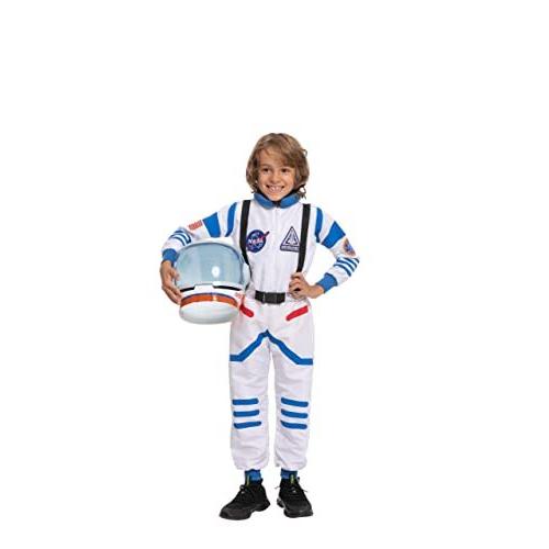 絶妙なデザイン ハロウィン 子供 (5-7歳)) (S パーティー記念品 宇宙飛行士コスチューム ディテール 白黒 ユニ 航空機