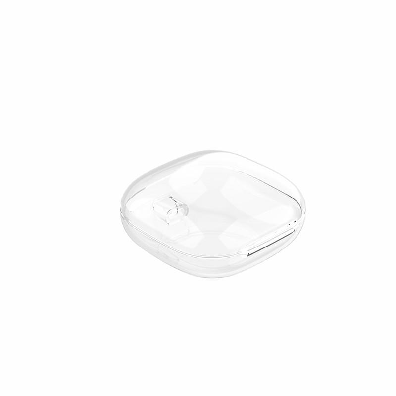 Beats Fit Pro ケース カバー 透明 クリア 保護 かわいい パープル