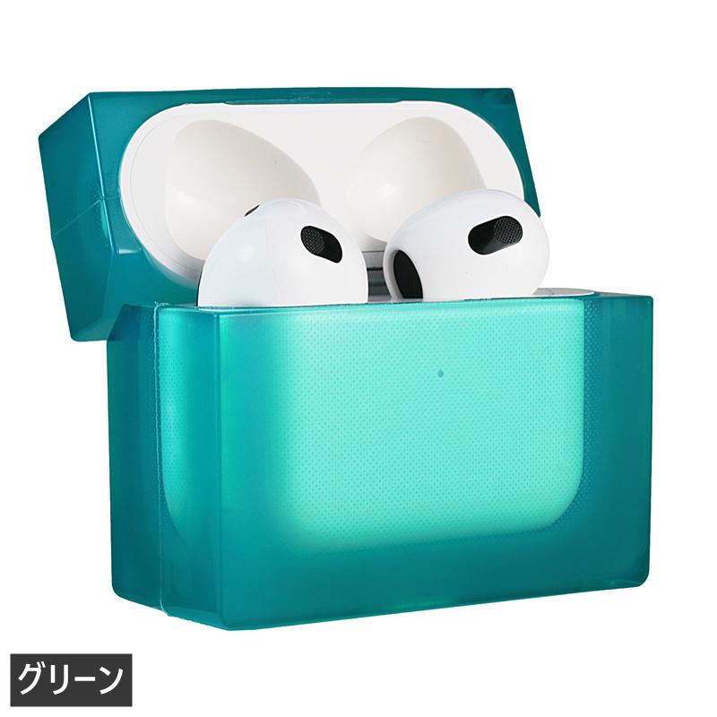 AirPods 3 第三世代 ケース カバー ins 韓国 透明 クリア カラビナ