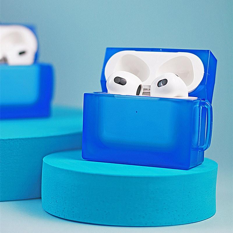 AirPods 3 第三世代 ケース カバー ins 韓国 透明 クリア カラビナ