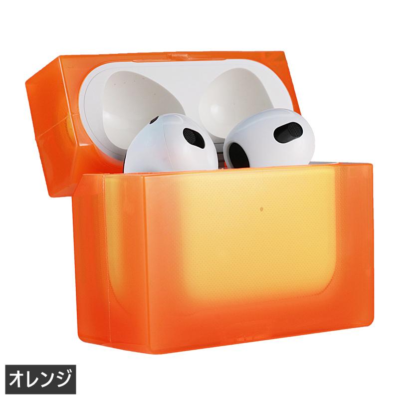 AirPods 3 第三世代 ケース カバー ins 韓国 透明 クリア カラビナ