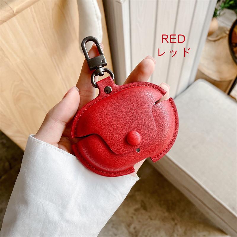 Beats Studio Buds ケース カバー 一体型 レザー 革製 カラビナ