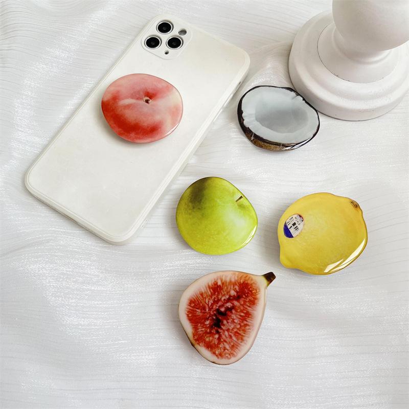 スマホグリップ 韓国 ins スマホリング ホルダー フルーツ