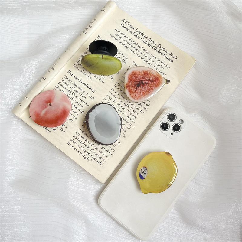 スマホグリップ 韓国 ins スマホリング ホルダー フルーツ おしゃれ