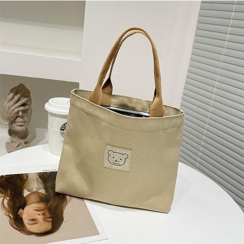 ミニ トートバッグ 熊 ファスナー レディース クマ かわいい