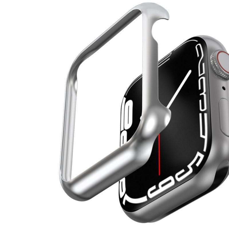 ステンレス製 Apple Watch ケース カバー Series 9 8 7 高級 フレーム