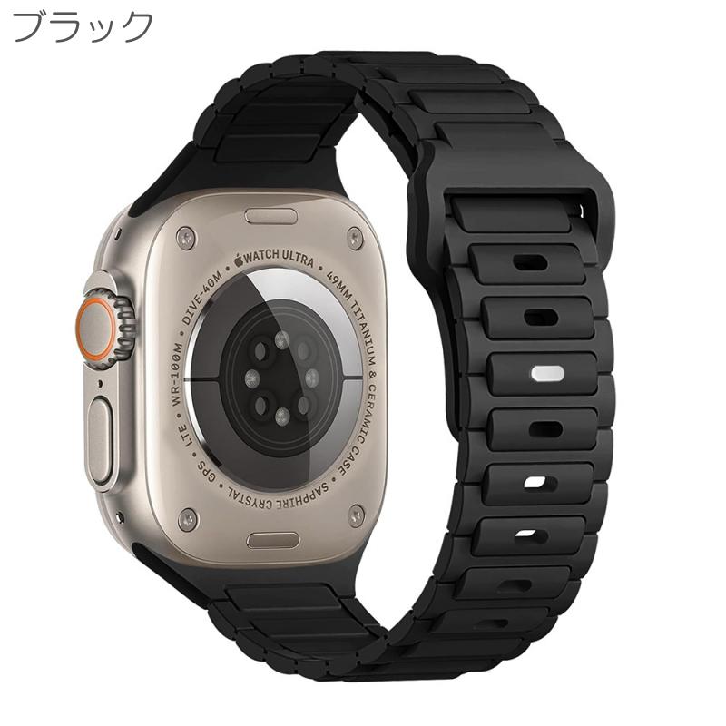 アップルウォッチ バンド 防水 シリコン ベルト series ultra2 11 10 9