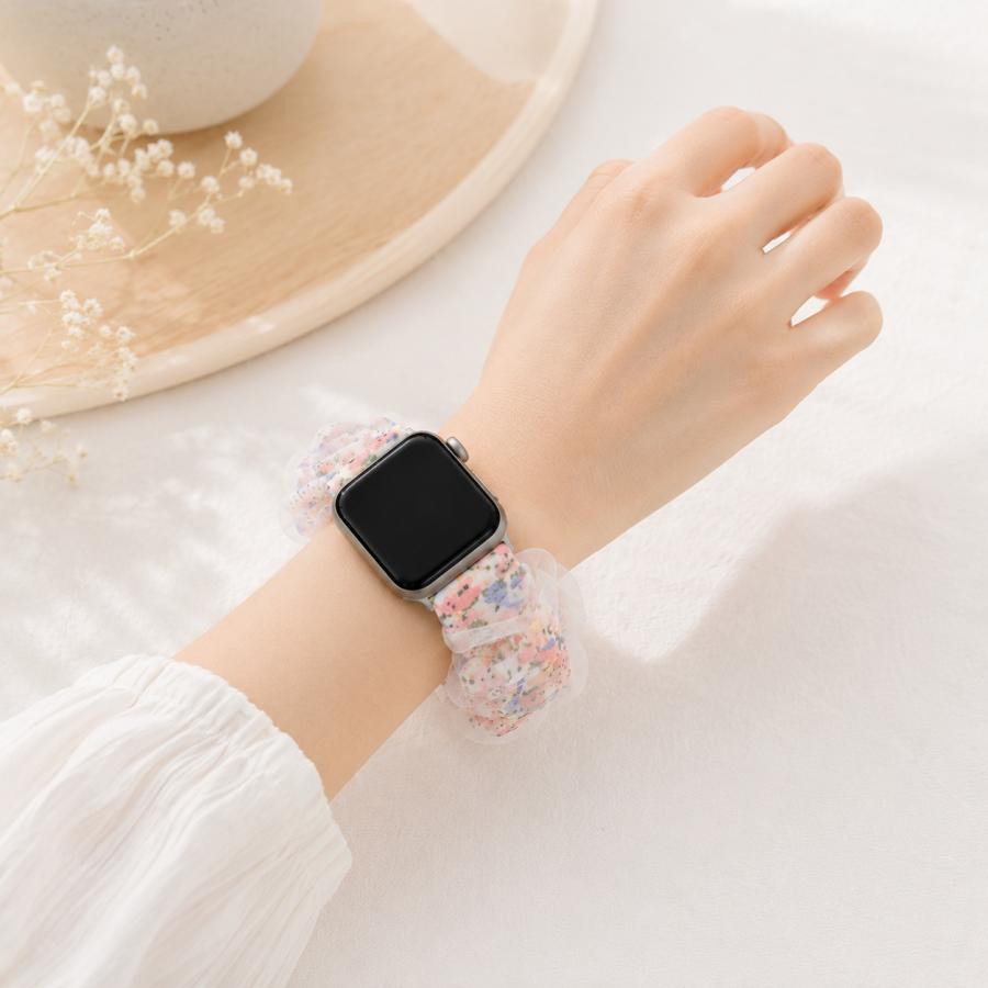 yyyyy様　アップルウォッチ用 Apple Watch アップルウォッチ バンド シュシュ series 11 10 9 42mm