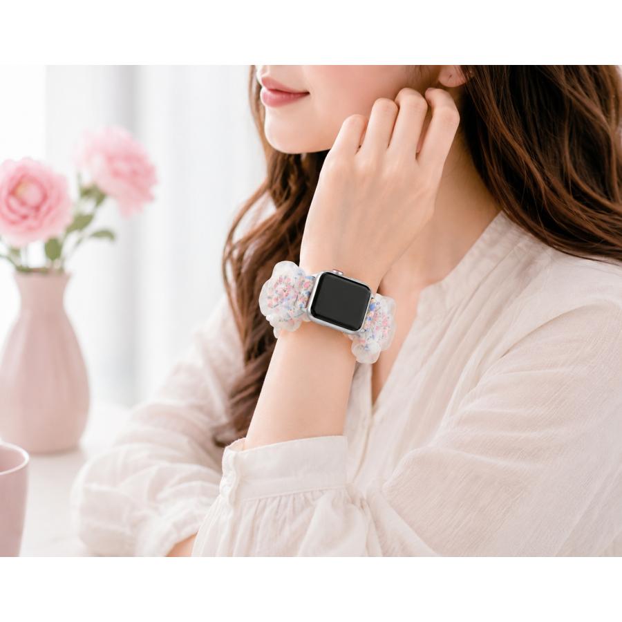Apple Watch アップルウォッチ バンド シュシュ series 11 10 9 42mm