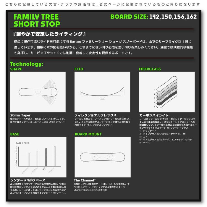 BURTON（バートン） 日本正規品 スノーボード 板 BURTON FAMILY TREE