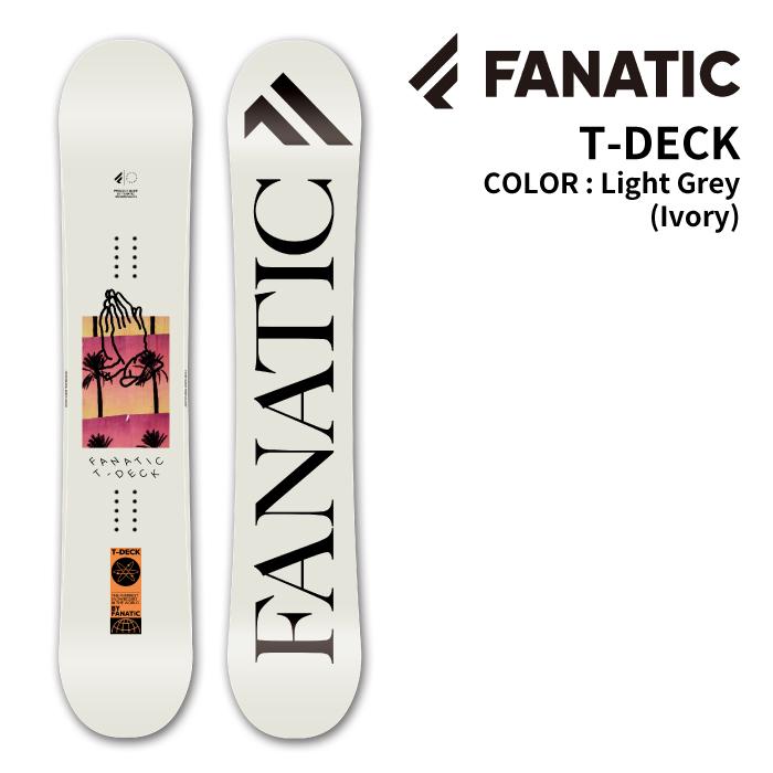 FANATIC（ファナティック） 日本正規品 スノーボード 板 FANATIC T-DECK Light Grey ティーデッキ メンズ ...
