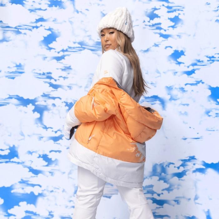 日本正規品 スノーボード ウェア ジャケット ロキシー ROXY CHLOE KIM PUFFY JK NGZ0 レディース 女性 23-24の画像