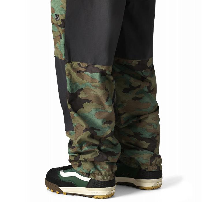 日本正規品 スノーボード ウェア パンツ シックスエイトシックス 686 GHOST 2.5L PANT Fatigue Camo Colorblock 米野舜士 メンズ 24-25_5