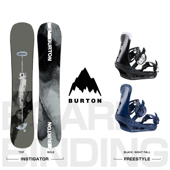 BURTON - Burton Instigator バインディング付き Men's Burton Instigator Flat Top Snowboard | Burton.com