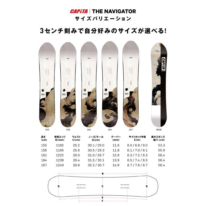 CAPiTA 日本正規品 スノーボード 板 キャピタ CAPITA THE NAVIGATOR