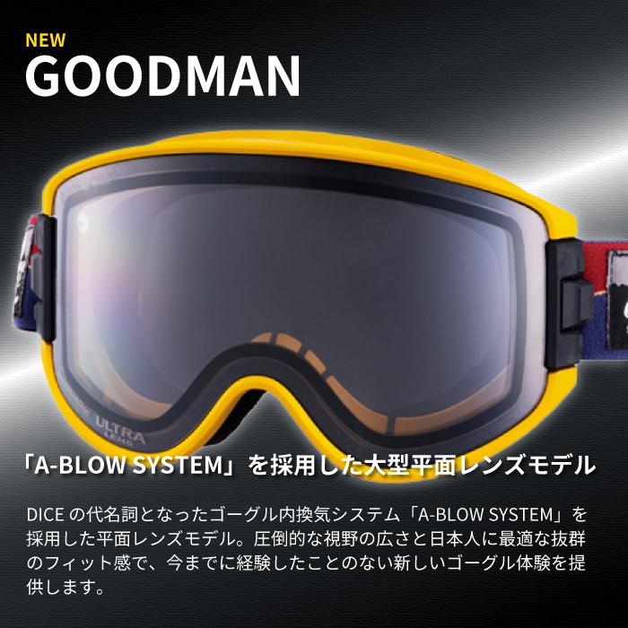 DICE（ダイス） 日本正規品 スノーボード ゴーグル DICE GOODMAN