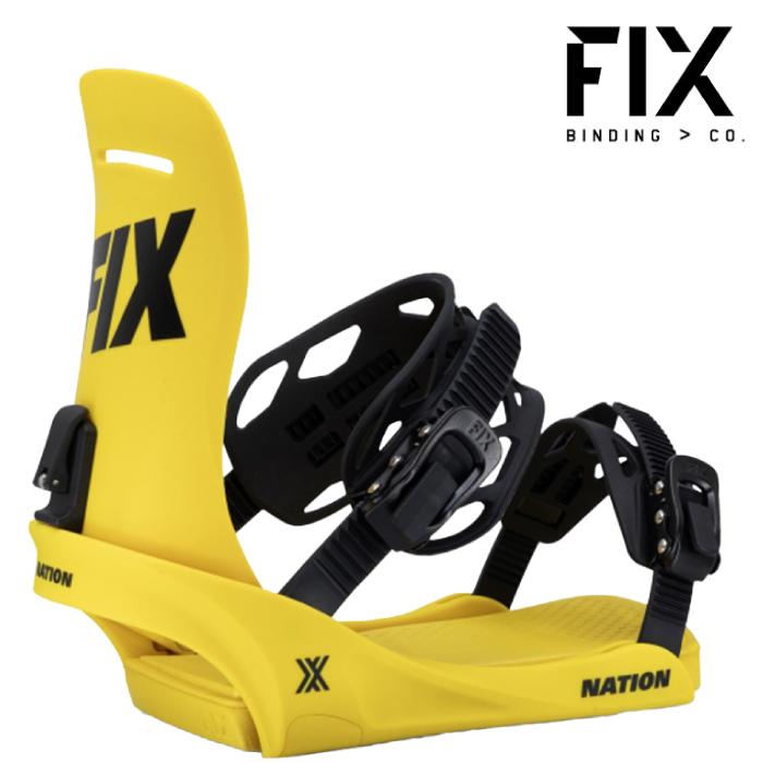 スノーボード ビンディング フィックス FIX NATION Yellow ネーション 