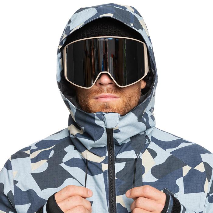 日本正規品 スノーボード ウェア ジャケット クイックシルバー QUIKSILVER MISSION PRINTED BLOCK JK SEF3 メンズ レディース 24-25の画像