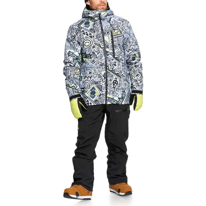 日本正規品 スノーボード ウェア ジャケット クイックシルバー QUIKSILVER MISSION PRINTED JK KVJ3 メンズ レディース 24-25の画像