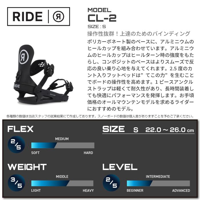 RIDE（ライド） 日本正規品 取付可能 スノーボード ビンディング