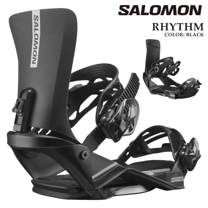 あ*ー様 SALOMON バインディング RHYTHM BLACK　正規品 スノ SALOMON（サロモン） 日本正規品 スノーボード ビンディング SALOMON