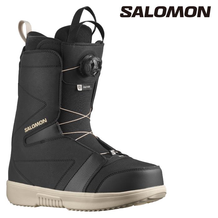 SALOMON FACTION BOA スノーボードブーツ 25 JP ブラック SALOMON（サロモン） 日本正規品 スノーボード ブーツ SALOMON FACTION
