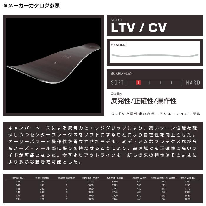 日本正規品 スノーボード 板 スプレッド SPREAD LTV/CV エルティーブイ