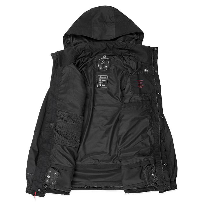 VOLCOM GORE-TEX LONGOスキーウェア M ブラック VOLCOM 日本正規品 スノーボード ウェア ジャケット ボルコム