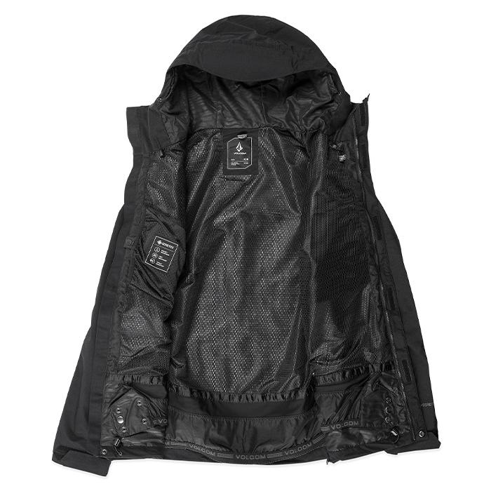 VOLCOM ゴアテックス スノーボードウェア ジャケット 黒 ブラック M スノーボード ウェア ジャケット ゴアテックス ユニセックス