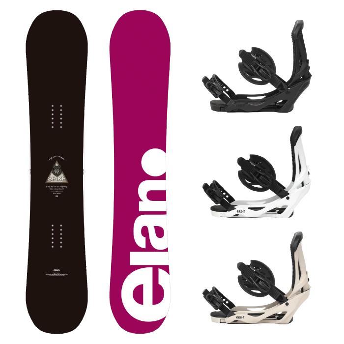 ELAN SPIKE 150 スノーボード　ビンディングセット elan（エラン） 日本正規品 取付可能 スノーボード ビンディング 2点
