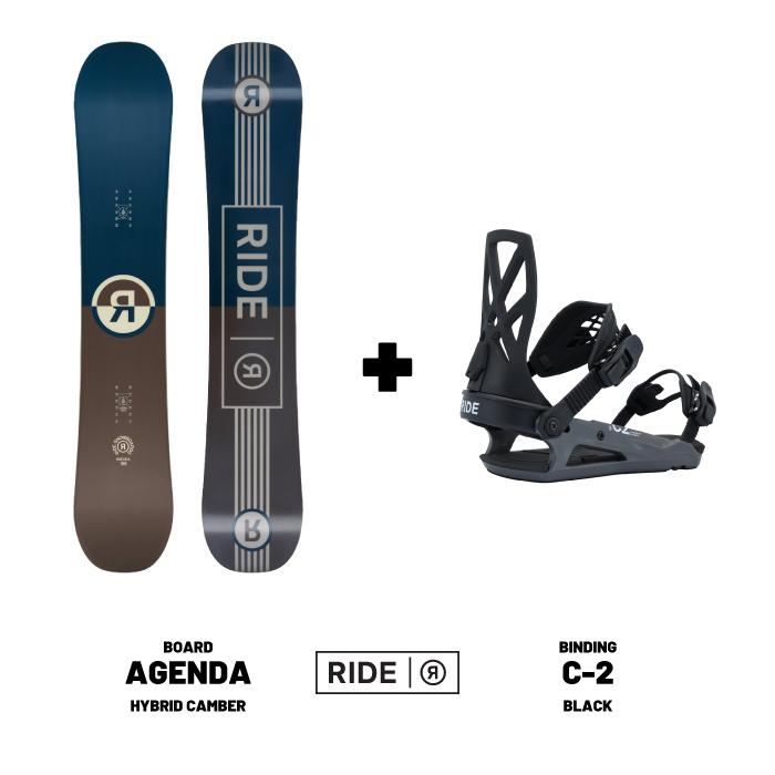 RIDE（ライド） 日本正規品 取付可能 スノーボード ビンディング 2点 