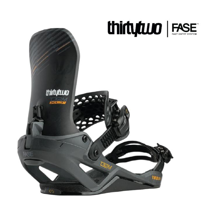 thirtytwo FASE スノーボードビンディング ブラック Mサイズ thirtytwo（サーティーツー） スノーボード ビンディング THIRTYTWO