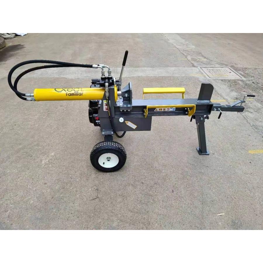 Exect 十字割刃も付属薪割り機破砕力18T