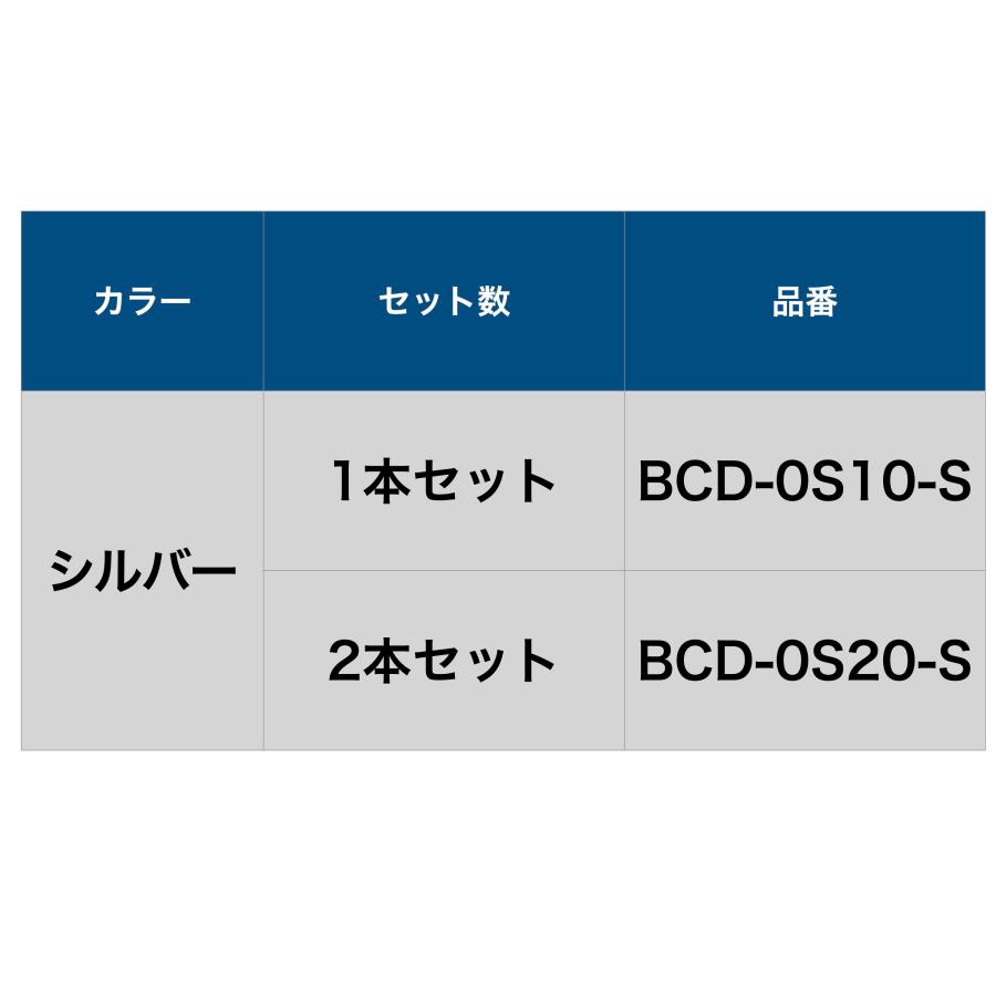 デリカD5 クロスバーNT マットシルバー １本セット 高剛性アルミ仕様 日本製　車内ラック キャリア 収納 整理｜newtrail-official｜04